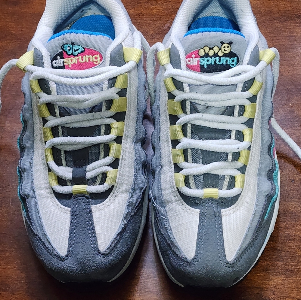 BIG KIDS NIKE AIR MAX 95" SE AIR SPRUNG SNEAKERS SZ.4Y